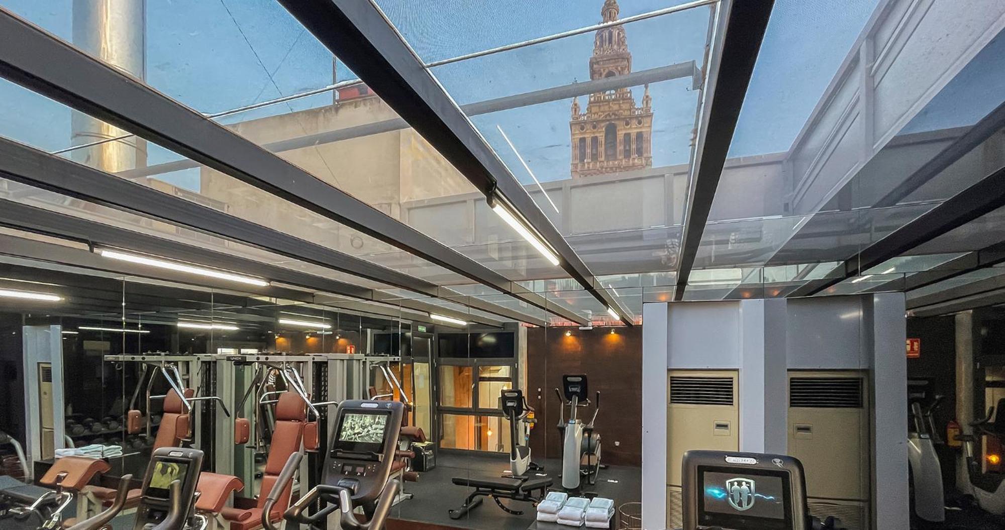 Eme Catedral Mercer Hotel Севилья Экстерьер фото The gym at the hotel